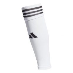 Adidas Getry Rękawy Tuby Piłkarskie Team Sleeve 23. Białe legginsy sportowe męskie Adidas, bez wzorów, do piłki nożnej. Za 38.00 zł.