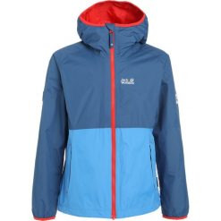 Jack Wolfskin RAINY DAYS BOYS Kurtka przeciwdeszczowa ocean wave. Kurtki i płaszcze dla chłopców Jack Wolfskin, z materiału. W wyprzedaży za 356.15 zł.