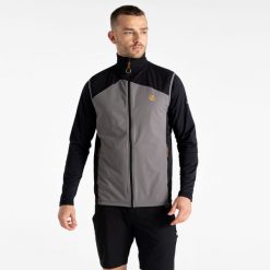 Kamizelka turystyczna męska Latitudinal. Czarne bluzy męskie Dare 2b, na zimę, m, bez wzorów, z tkaniny, bez kaptura. W wyprzedaży za 220.55 zł.