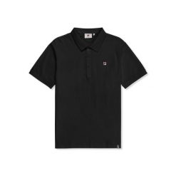 Polo Fila Monza Regular. Czarne koszulki polo męskie Fila, m, bez wzorów, bez ramiączek. Za 349.60 zł.