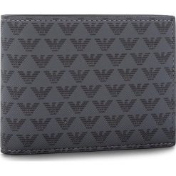 Duży Portfel Męski EMPORIO ARMANI - Y4R082 YG91J 81072 Black. Szare portfele męskie Emporio Armani, ze skóry ekologicznej. Za 519.00 zł.