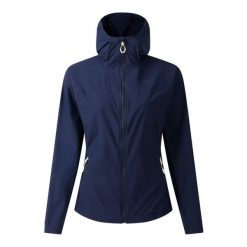 Kurtka Damska Nomadic Soft Shell. Niebieskie kurtki damskie Dare 2b, s, bez wzorów, z materiału, z kapturem. Za 251.99 zł.