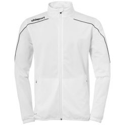 Kurtka Uhlsport Stream 22. Białe kurtki męskie Uhlsport, xl, bez wzorów, z dresówki, na fitness i siłownię. Za 148.50 zł.