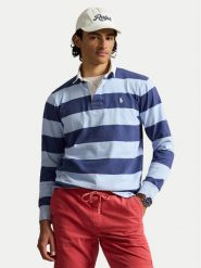 Polo Ralph Lauren Polo The Iconic Rugby 710717116032 Niebieski Regular Fit. Niebieskie koszulki polo męskie Polo Ralph Lauren, l, bez wzorów, z bawełny, bez ramiączek. Za 859.99 zł.