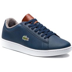 Sneakersy LACOSTE - Carnaby Evo 318 2 Spm 7-36SPM00102Q8 Nvy/Brw. Półbuty na co dzień męskie marki Lacoste. W wyprzedaży za 339.00 zł.