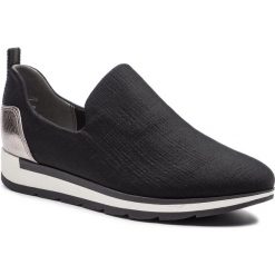 Półbuty MARCO TOZZI - 2-24711-22 Black Comb. Czarne półbuty damskie marki Marco Tozzi, bez wzorów, z materiału. Za 179.90 zł.