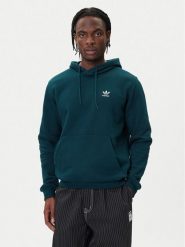 Adidas Bluza Trefoil Essentials JZ3589 Zielony Regular Fit. Zielone bluzy męskie Adidas, m, bez wzorów, z syntetyku, bez kaptura. Za 209.99 zł.