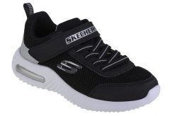 Buty sportowe Sneakersy chłopięce, Bounder-Tech. Czarne trampki i tenisówki chłopięce Skechers, bez wzorów, z materiału, sportowe, przed kostkę, bez zapięcia. Za 139.99 zł.