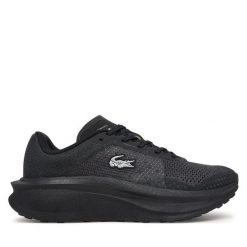 Buty do biegania Lacoste. Czarne buty sportowe męskie Lacoste, bez zapięcia, do biegania. Za 679.99 zł.