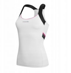 RH+ Koszulka damska Mirage W Spaghetto biała r. L (ECD0254). Białe t-shirty damskie l, bez wzorów, bez kołnierzyka. Za 180.04 zł.