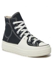 Converse Trampki Chuck Taylor All Star Construct A05094C Czarny. Czarne trampki i tenisówki damskie Converse, bez wzorów, z materiału, retro, bez zapięcia. Za 279.99 zł.