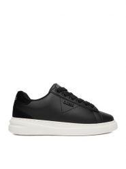Guess Sneakersy CEOWB-V12-1145(IV)CH Czarny. Czarne buty sportowe chłopięce Guess, z aplikacjami, ze skóry, bez zapięcia. Za 229.99 zł.