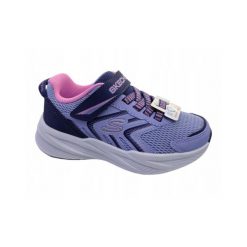 Buty Dziecięce Skechers Sportowe Dla Dziewczynki Lekkie. Fioletowe buty sportowe dziewczęce Skechers, bez wzorów, bez zapięcia, trekkingowe, Skechers Sport. Za 199.00 zł.
