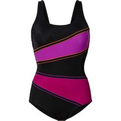 Kostium kąpielowy wyszczuplający bonprix czarno-lila. Kostiumy jednoczęściowe damskie marki NABAIJI. Za 109.99 zł.