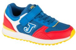 Buty sportowe Sneakersy chłopięce, Tornado Jr 25 JTORNS. Niebieskie trampki i tenisówki chłopięce Joma, bez wzorów, z materiału, sportowe, przed kostkę, bez zapięcia. Za 109.99 zł.