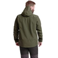 Męska Kurtka Soft Shell Marlon. Szare kurtki męskie Trespass, m, bez wzorów, z elastanu, z kapturem. Za 214.99 zł.