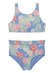 Roxy Strój kąpielowy Tropical Story ERLX203221 Niebieski. Niebieskie stroje kąpielowe dla dziewczynek Roxy, bez wzorów, z syntetyku. Za 159.99 zł.