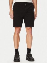 BOSS Szorty materiałowe H-Kane1 50555235 Czarny Modern Fit. Czarne szorty męskie Boss, m, bez wzorów, z bawełny. Za 449.99 zł.