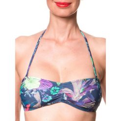 Biustonosz bikini "Siramisu" w kolorze granatowym ze wzorem. Bikini damskie marki Brunotti. W wyprzedaży za 56.95 zł.