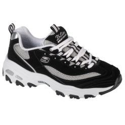 Buty do chodzenia damskie Skechers D'lites Roam Around. Czarne obuwie sportowe damskie Skechers, bez wzorów, z materiału, trekkingowe, Skechers Sport. Za 329.99 zł.