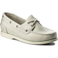 Mokasyny TIMBERLAND - Classic Boat Unline A1NAX Blue. Szare mokasyny damskie Timberland, z gumy. W wyprzedaży za 359.00 zł.