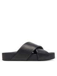 HÖGL Klapki Celeste 9-102910 Czarny. Czarne klapki damskie HÖGL, bez wzorów, ze skóry, bez obcasa. Za 649.99 zł.
