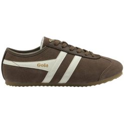 Damskie zamszowe buty sportowe Gola Cleora. Białe obuwie sportowe damskie Gola, bez wzorów, z zamszu. Za 453.50 zł.