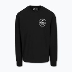 Bluza męska Pitbull Physical Culture Crewneck Sweatshirt. Czarne bluzy sportowe męskie PITBULL, m, bez wzorów, z bawełny, bez kaptura, na fitness i siłownię. Za 159.99 zł.