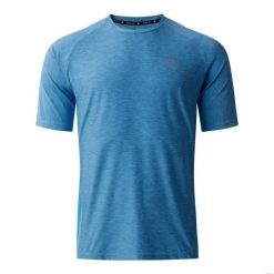 Koszulka męska sportowa Dare 2B Power Up Tee. Niebieskie koszulki sportowe męskie Dare 2b, l, bez wzorów, bez kołnierzyka, bez ramiączek, trekkingowe. W wyprzedaży za 97.55 zł.