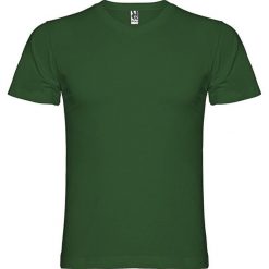 Męska Koszulka Samoyedo Z Dekoltem V. Zielone koszulki sportowe męskie ROLY, m, bez wzorów, bez kołnierzyka, bez ramiączek, trekkingowe. Za 36.99 zł.