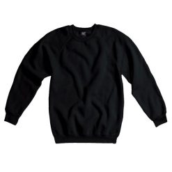 Męska Bluza Z Raglanowym Rękawem. Czarne bluzy męskie SG, l, bez wzorów, bez kaptura. Za 78.99 zł.