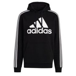 Bluza męska adidas Essentials Hoodie. Białe bluzy męskie Adidas, m, bez wzorów, bez kaptura, na fitness i siłownię. Za 222.00 zł.