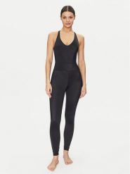 Banana Moon Kombinezon Power Wellbliss LWF01 Czarny. Czarne koszulki sportowe damskie Banana Moon, s, bez wzorów, z syntetyku, bez kołnierzyka, bez ramiączek, na jogę i pilates. Za 229.99 zł.