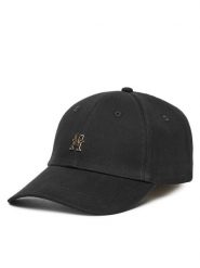 Tommy Hilfiger Czapka z daszkiem Elevated Chic AW0AW17631 Czarny. Czarne czapki i kapelusze damskie Tommy Hilfiger, bez wzorów, z bawełny. Za 149.99 zł.