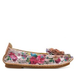 Baleriny Laura Vita. Czerwone baleriny damskie Laura Vita, bez wzorów, bez obcasa. Za 279.99 zł.