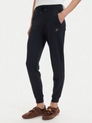 Beverly Hills Polo Club Spodnie dresowe P-SS26W-TF546550 Granatowy Regular Fit. Niebieskie spodnie dresowe damskie Beverly Hills Polo Club, bez wzorów, z dresówki. Za 203.99 zł.