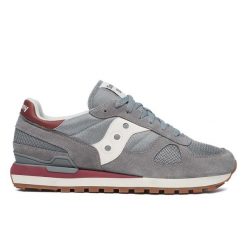 Sneakers Saucony Shadow Original szaro-białe. Szare buty sportowe męskie Saucony, bez zapięcia. Za 571.05 zł.