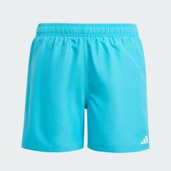 Szorty Swim Kids. Białe szorty dla chłopców Adidas, bez wzorów, z materiału, klasyczne. Za 129.00 zł.