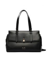Armani Exchange Torebka XW003020 AF28605 UC001 Czarny. Czarne torebki do ręki damskie Armani Exchange, bez wzorów, ze skóry, bez dodatków. Za 779.99 zł.