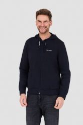 ARMANI EXCHANGE Granatowa męska bluza z kapturem, Rozmiar XL. Niebieskie bluzy męskie Armani Exchange, l, bez wzorów, z kapturem. W wyprzedaży za 342.99 zł.