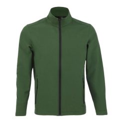 Męska Kurtka Soft Shell Race. Zielone kurtki sportowe męskie SOL'S, m, bez wzorów, trekkingowe. Za 145.99 zł.