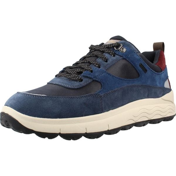 Buty GEOX U SPHERICA 4X4 Niebieski. Niebieskie trekkingi męskie Geox, na fitness i siłownię. Za 419.99 zł.