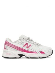 New Balance Sneakersy G7407CK Biały. Białe buty sportowe dziewczęce New Balance, bez wzorów, z materiału, bez zapięcia. Za 449.99 zł.