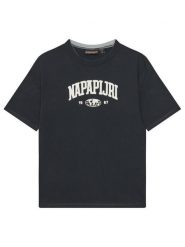 Napapijri T-Shirt S-Inot NP0A891F D Czarny Regular Fit. Czarne t-shirty dla chłopców Napapijri, bez wzorów, z bawełny, bez ramiączek. Za 99.99 zł.