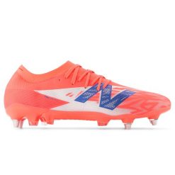 Korki męskie New Balance FURON ELITE SG V8 SF1SMP8 – czerwone. Czerwone buty sportowe męskie New Balance, z włókna, bez zapięcia, do biegania. Za 1,049.99 zł.