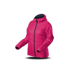 Kurtka Trimm DOUBLE LADY. Czerwone kurtki sportowe damskie TRIMM, bez wzorów, z kapturem, trekkingowe. W wyprzedaży za 280.00 zł.