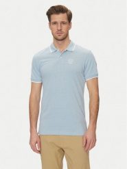 Blend Polo 20708180 Błękitny Regular Fit. Niebieskie koszulki polo męskie Blend, m, bez wzorów, z bawełny, bez ramiączek. Za 69.99 zł.
