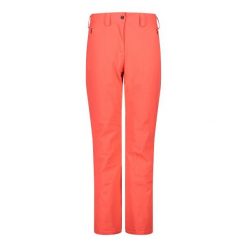 Spodnie narciarskie dla kobiet CMP. Czerwone spodnie materiałowe damskie CMP, s, bez wzorów. Za 419.99 zł.