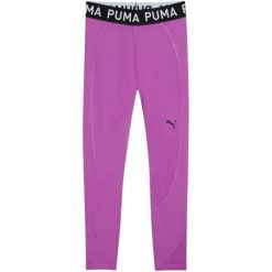 Damskie Legginsy Treningowe Strong Training Leggings. Fioletowe legginsy damskie Puma, bez wzorów. Za 237.99 zł.