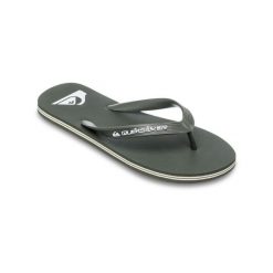 Klapki dla Mężczyzn MOLOKAI CORE. Brązowe buty sportowe męskie Quiksilver, z gumy, bez zapięcia. Za 89.99 zł.